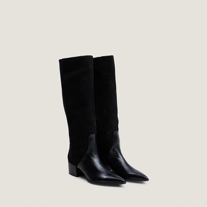 Heeled boots black
