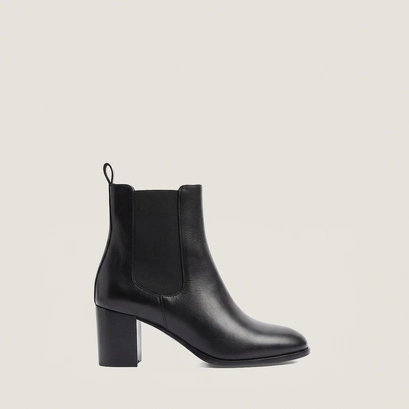 Lowboots with round toes black
