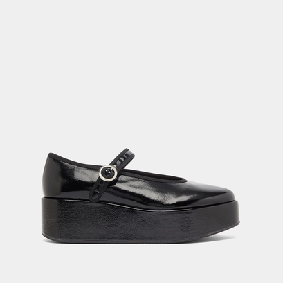Ballerines à plateformes black