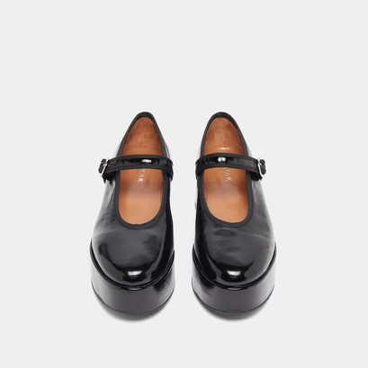 Ballerines à plateformes black
