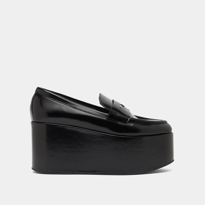 Mocassins à plateformes black