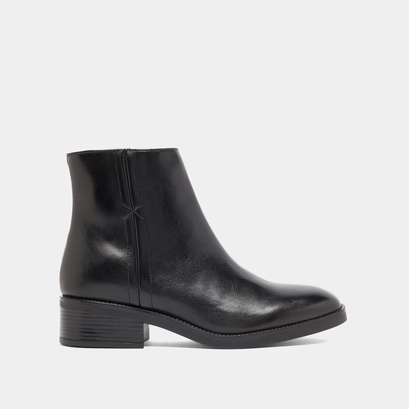 Boots basses in black leather | gab