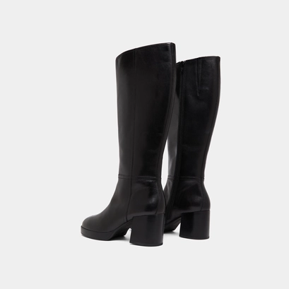 Bottes &agrave; talons in black leather | anelia