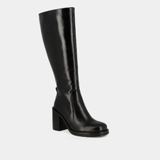 Bottes &agrave; talons d&eacute;bordants black