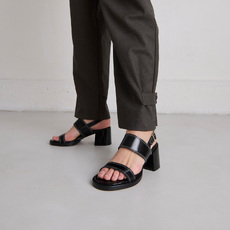 Sandales &agrave; talons black