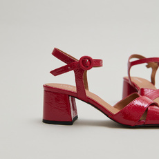 Sandales &agrave; talons red
