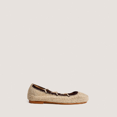 Ballerines &agrave; lacets dark brown