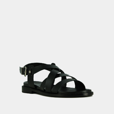 Sandales &agrave; brides entrecrois&eacute;es et boucl... black