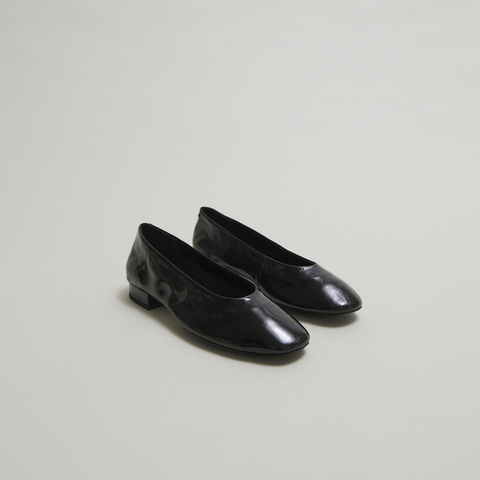 Ballerines &agrave; petits talons black