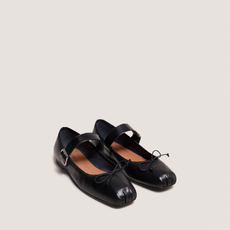 Ballerines &agrave; brides black