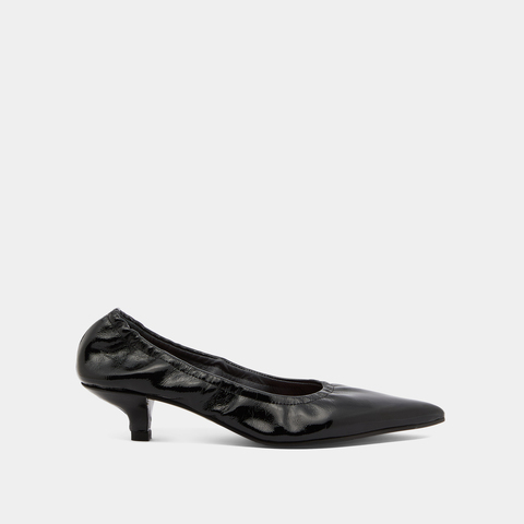 Escarpins &agrave; petits talons black