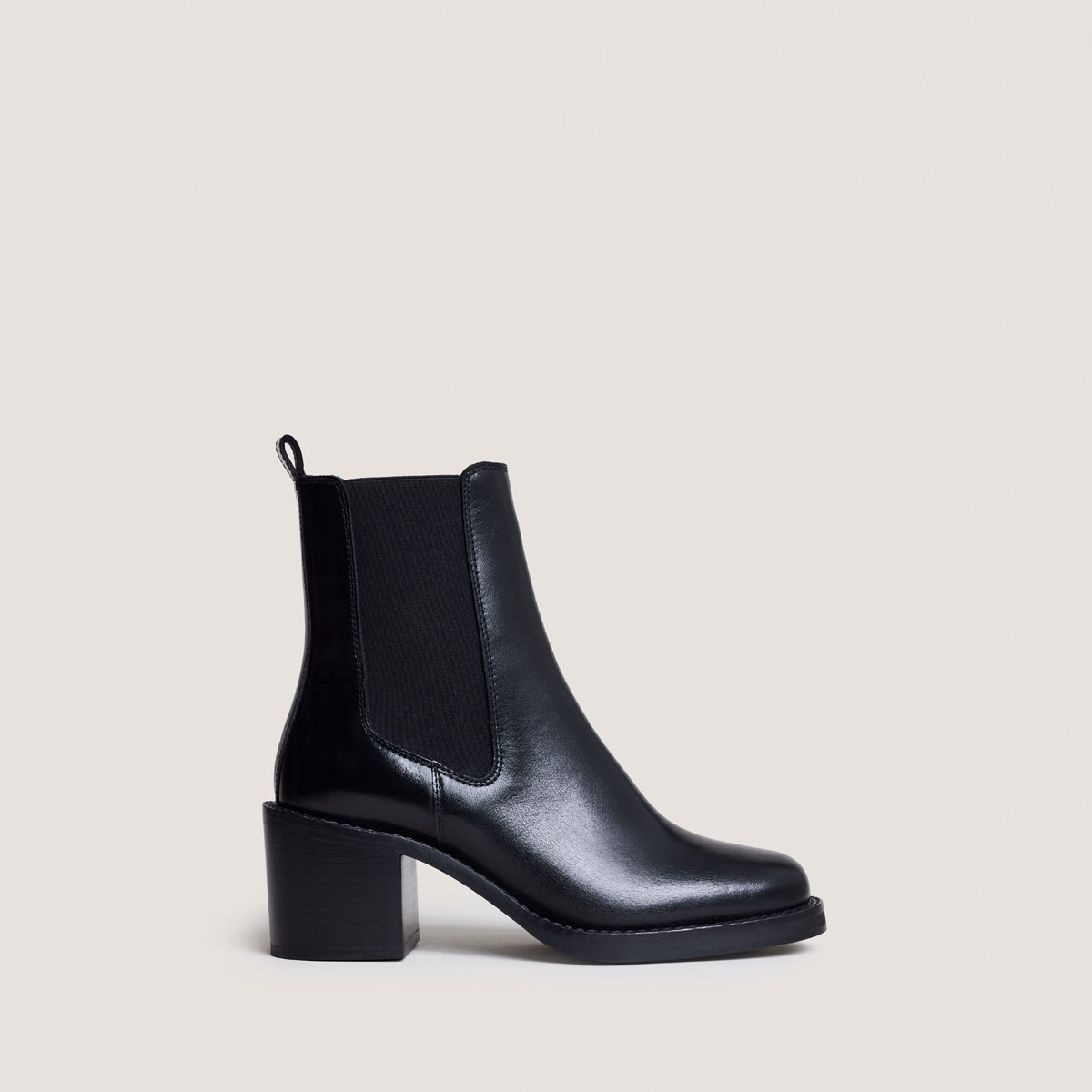 Bottines &agrave; talons black