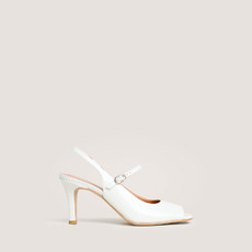 Babies slingbacks &agrave; talons perle