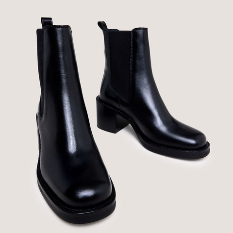 Bottines &agrave; talons black