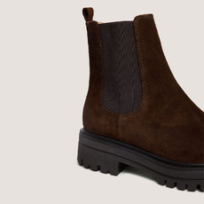 Boots &agrave; &eacute;lastiques brown