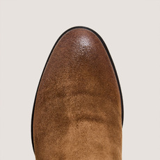Bottines &agrave; &eacute;lastiques cognac