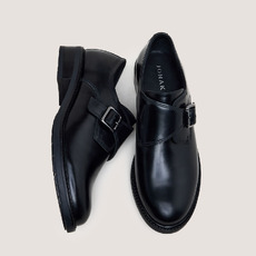 Derbies &agrave; boucles black