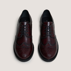 Derbies ajour&eacute;es burgundy