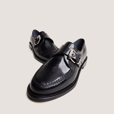 Mocassins &agrave; boucles black
