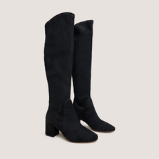 Cuissardes &agrave; petits talons black