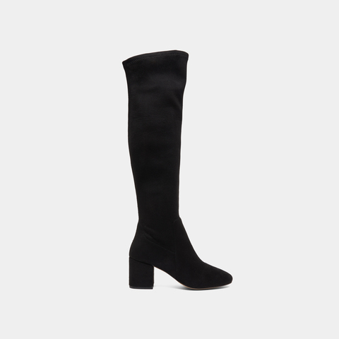 Cuissardes &agrave; petits talons black