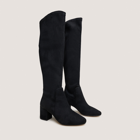 Cuissardes &agrave; petits talons black