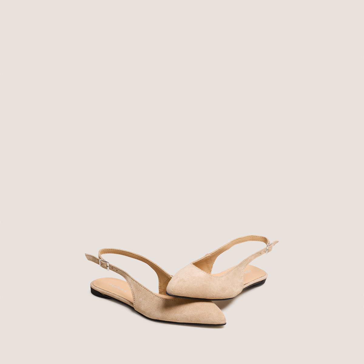 Ballerines slingbacks beige