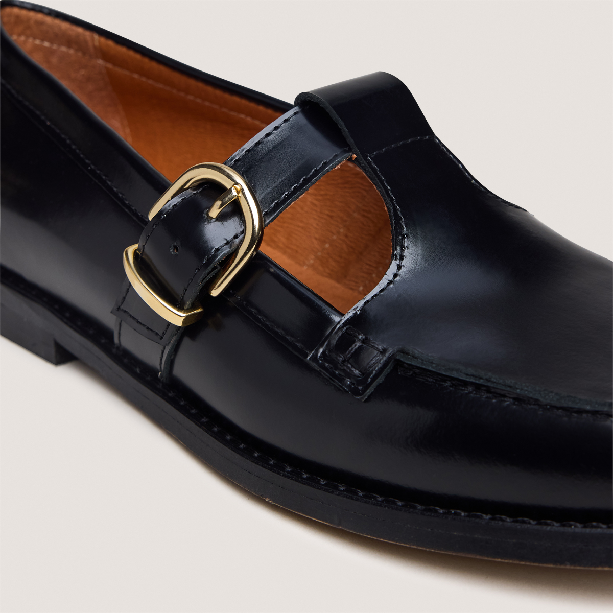 Mocassins &agrave; boucles ajustables black