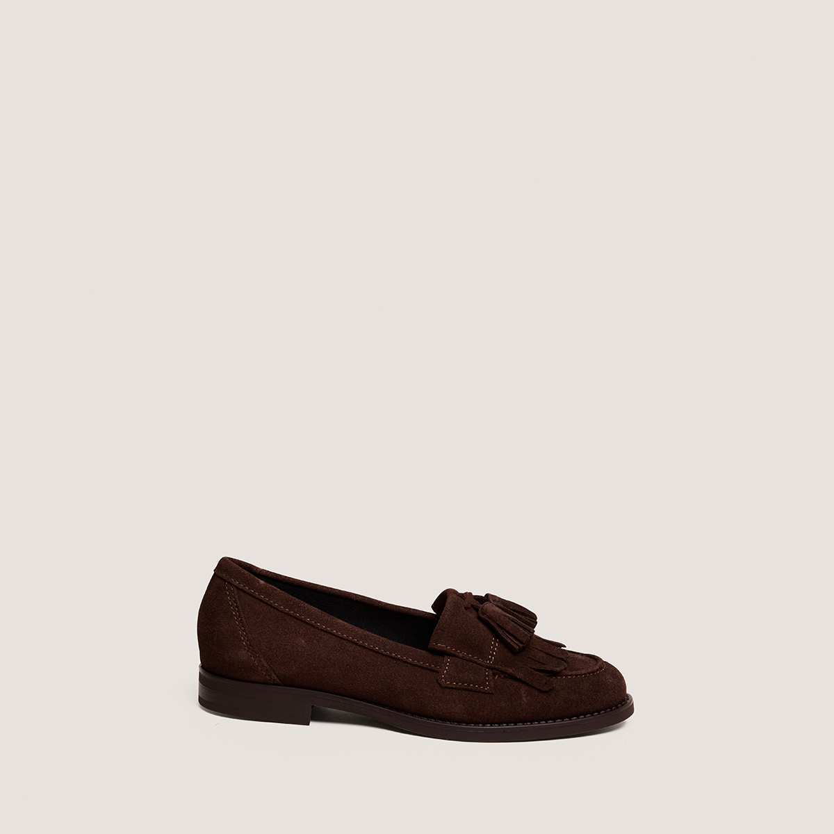 Mocassins &agrave; glands dark brown