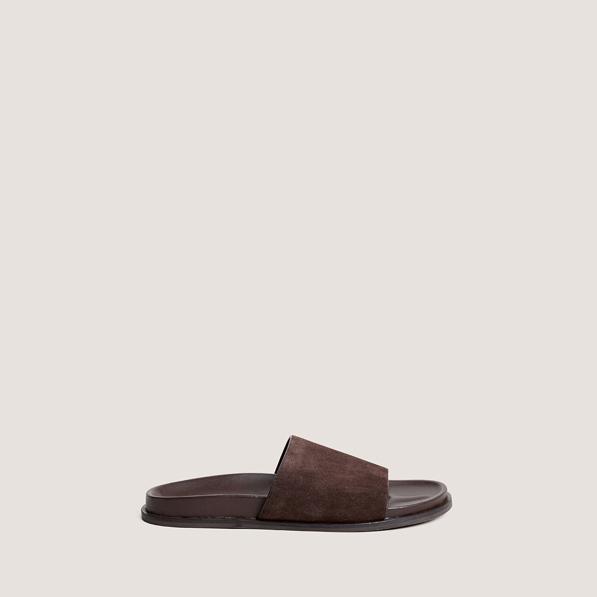 Mules plates dark brown