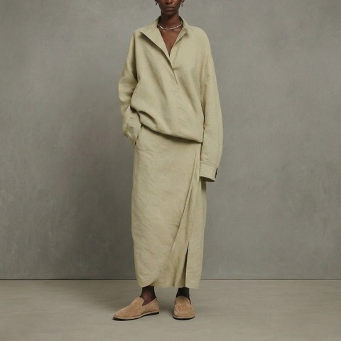 Mocassins &agrave; bouts ronds taupe