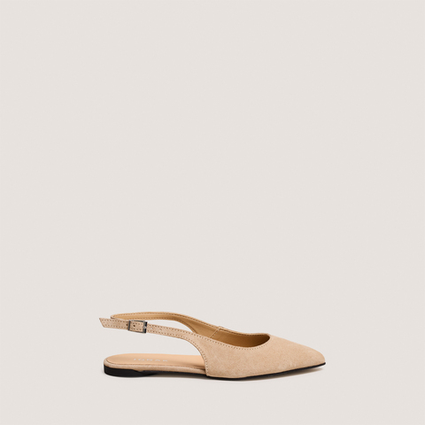 Ballerines slingbacks beige