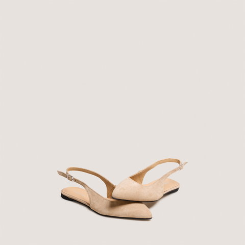 Ballerines slingbacks beige