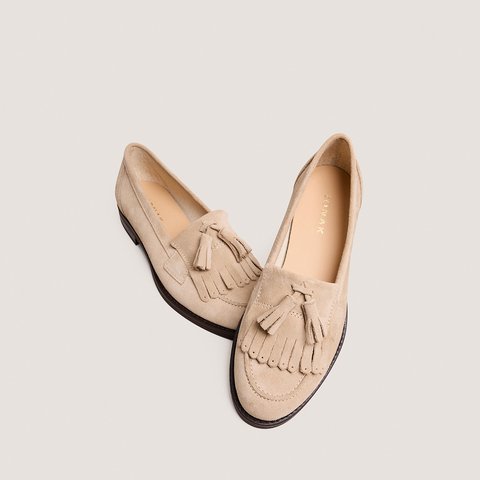 Mocassins &agrave; glands ivory