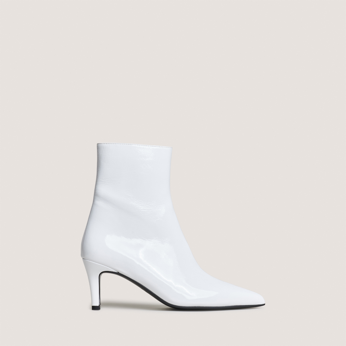 Bottines &agrave; talons fins white