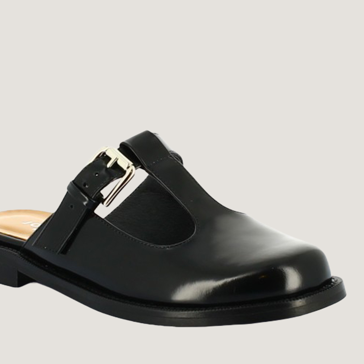 Mules &agrave; brides black