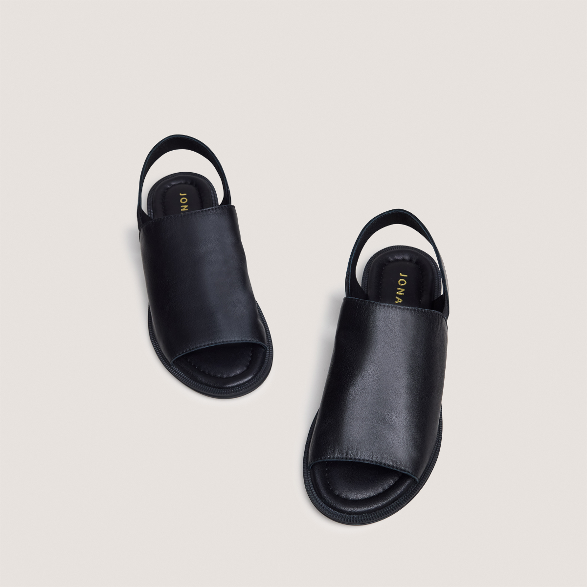 Sandales &agrave; &eacute;lastiques black