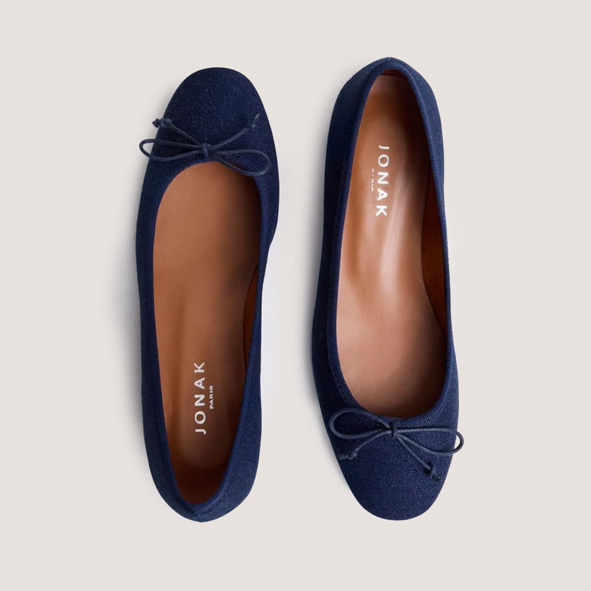 Ballerines &agrave; talons dark blue