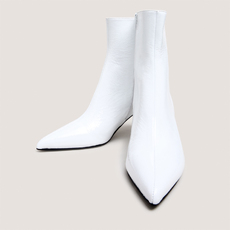 Bottines &agrave; talons fins white