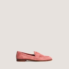 Mocassins &agrave; bouts ronds pink