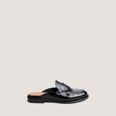 Mules &agrave; bouts ronds black