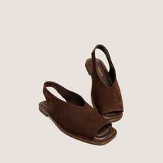 Ballerines slingbacks brown