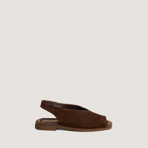 Ballerines slingbacks brown
