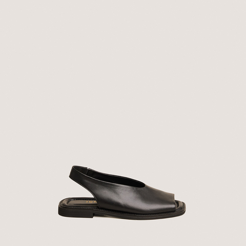 Ballerines slingbacks black