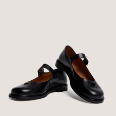 Ballerines &agrave; brides black