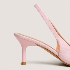 Escarpins &agrave; bouts pointus light pink