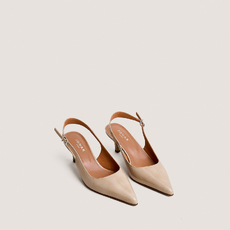 Escarpins singbacks &agrave; petits talons beige
