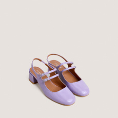 Babies slingbacks &agrave; doubles brides lilac