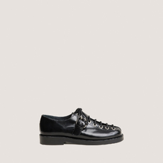 Lace-up derbies black