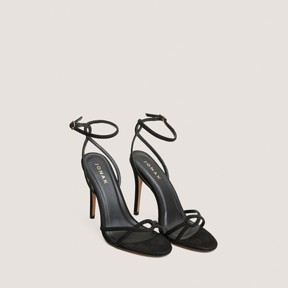 Heeled sandals black